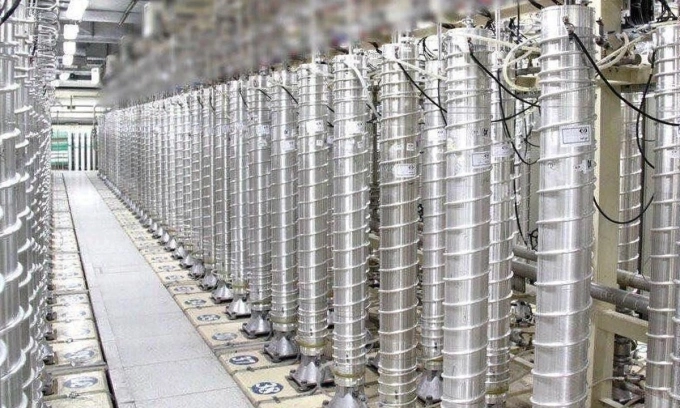 Hệ thống máy ly tâm tại Fordow - một trong những điểm nóng trong cuộc đối đầu hạt nhân Mỹ - Iran.