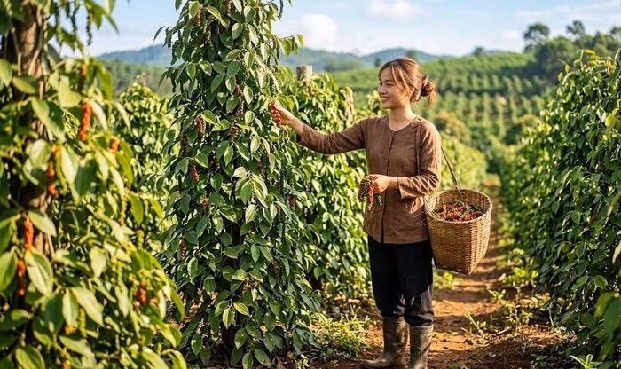 Thị trường hồ tiêu trong nước đang trong giai đoạn tích lũy sau chu kỳ tăng giá mạnh.